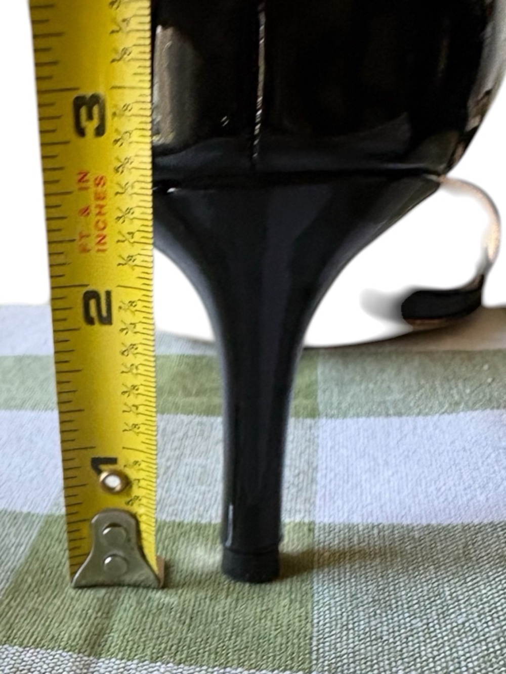 ✨ Talbots Black Patent Leather Ankle Strap Heels – Size 8.5 ✨ - Picture 6 of 9
